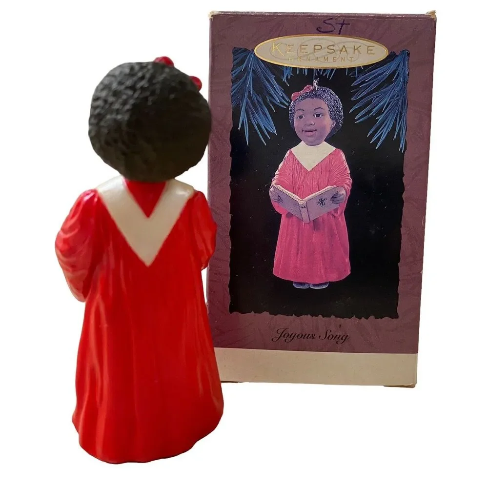 Vintage Hallmark Keepsake Ornament A Joyous‎ Song 1994 Clear Music Of Christmas